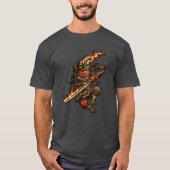 Chili Fire Ninja — Grappige Hot Pepper Krijger  T-shirt (Voorkant)