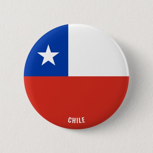Chili Flag Cute Patriotic Ronde Button 5,7 Cm (Voorkant)