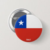 Chili Flag Cute Patriotic Ronde Button 5,7 Cm (Voorkant /achterkant)