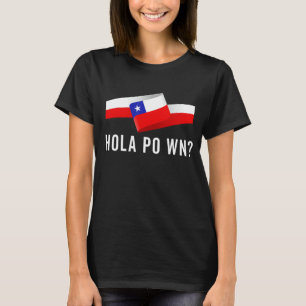 Chili Flag Pride Chileense grappige Camiseta Chile T-shirt