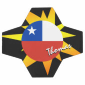 Chili - Football en Chileense vlag / BANG Voetbal (Enkel)