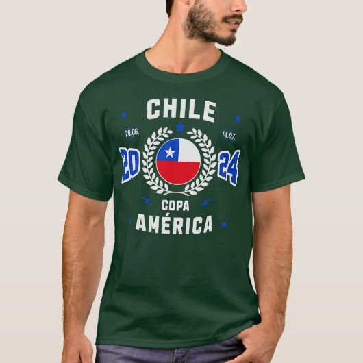 Chili Ftbol Pride T-shirt Copa America 2024 Fan Ge (Voorkant)