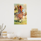 Chili, Gauchos, man in traditionele kledij Poster (Keuken)