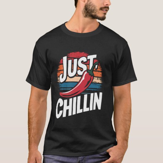 Chili Gewoon Chillen T-shirt (Voorkant)
