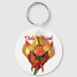 Chili Head Devil Sleutelhanger