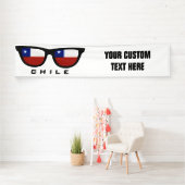 Chili heeft aangepaste tekst en kleurenbanner spandoek (Insitu)