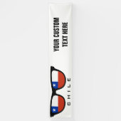 Chili heeft aangepaste tekst en kleurenbanner spandoek (Verticaal)
