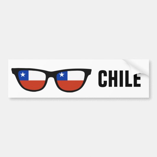Chili heeft aangepaste tekst en kleurenbumperstick bumpersticker (Voorkant)