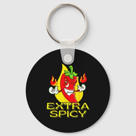 Chili hittegolf - extra pittig sleutelhanger (Voorkant)