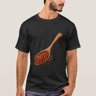 Chili Hot Pepper Spoon Gedroogde Chili Spicy Peppe T-shirt