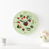 Chili-identificatiemuurklok Grote Klok (Huis)