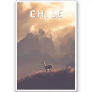 Chili Illustratie Reis Kunst Vintage Sticker