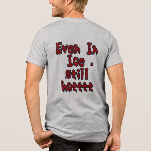Chili in ijs Tri-Blend shirt (Achterkant)