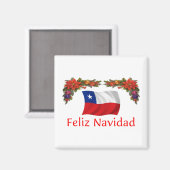 Chili Kerstmis Magneet (Voorkant / Achterkant)