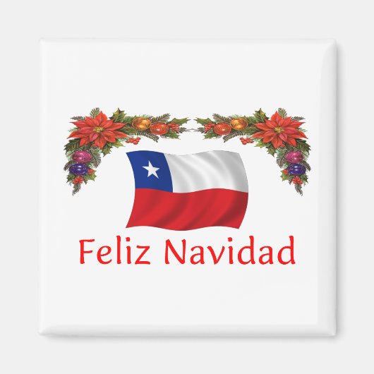 Chili Kerstmis Magneet (Voorkant)