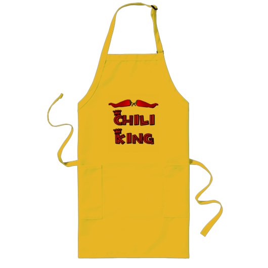 Chili King Apron Lang Schort (Voorkant)