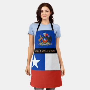 Chili Koken, Chileense vlag Chefs keuken Schort