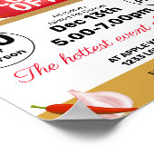 chili koken van poster van de draisator (Hoek)