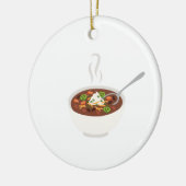 chili kom keramisch ornament (Links)