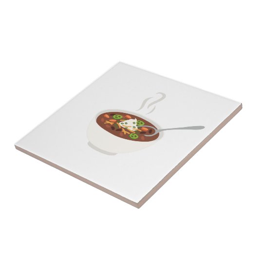 chili kom tegeltje (Zijkant)