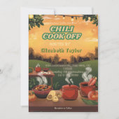 Chili Kook Off Feest Uitnodiging (Voorkant)