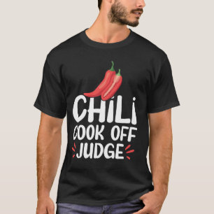 Chili Kook Off Scheidsrechter Pittige Rode Pepers  T-shirt