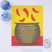 Chili Kookwedstrijd Flyer (Enkel)