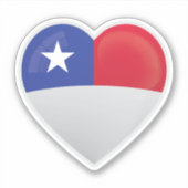 Chili Liefde Icoon Sticker (Voorkant)