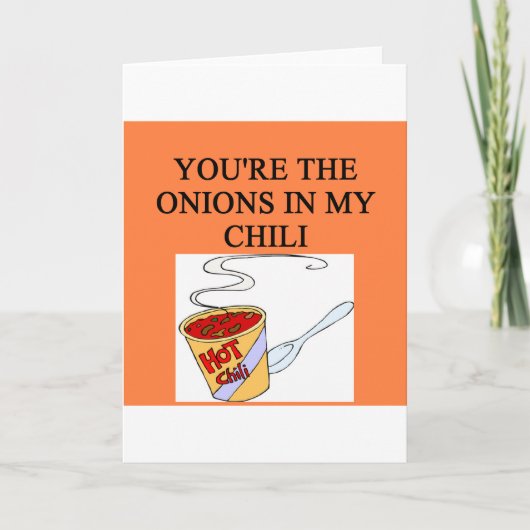 CHILI-liefhebbers Feestdagen Kaart (Voorkant)