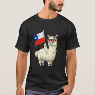 Chili Llama Chileense trots Chileense wortels Chil T-shirt