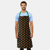 Chili Lovers Apron Red of Green? in 3 maten Schort (Gedragen)