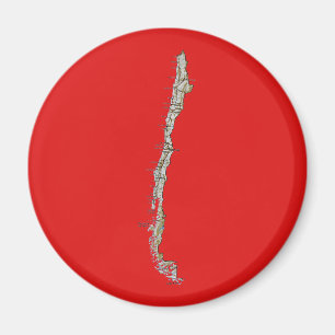 Chili Map Magnet