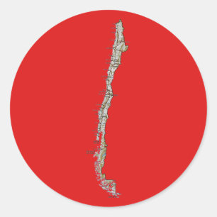 Chili Map Sticker