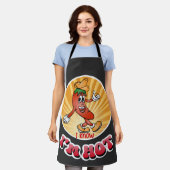 chili mascotte Ik weet dat ik heet ben Schort (Gedragen)
