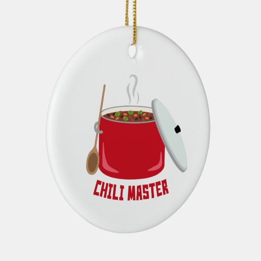 Chili Master Keramisch Ornament (Rechts)