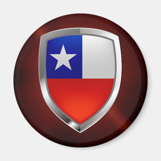 Chili Mettalic Emblem Magneet (Voorkant)