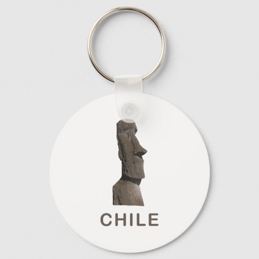 Chili Moai Sleutelhanger (Voorkant)