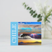 chili natuur uitzichten briefkaart (Staand voorkant)