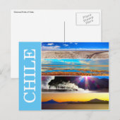 chili natuur uitzichten briefkaart (Voorkant / Achterkant)