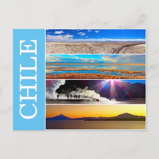 chili natuur uitzichten briefkaart (Voorkant)