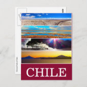 chili natuurlijke uitzichten briefkaart (Voorkant / Achterkant)