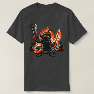 Chili Ninja BBQ Master — Vintage Summer Fire  T-shirt