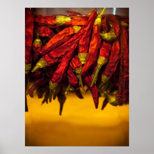 Chili-olie Poster (Voorkant)