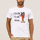 Chili Out Man Chili Pepper T-shirt (Voorkant)