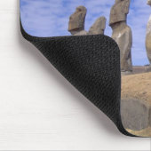 Chili, Paaseiland. De 15 Moais bij Ahu Muismat (Hoek)