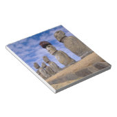 Chili, Paaseiland. De 15 Moais bij Ahu Notitieblok (Schuin)