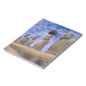 Chili, Paaseiland. De 15 Moais bij Ahu Notitieblok (Linkerzijde)