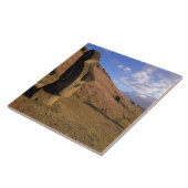 Chili, Paaseiland. Hillside met Moai Tegeltje (Zijkant)