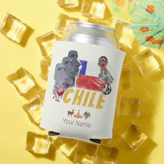 Chili  Paaseilandvlag en Alpaca Blikjeskoeler (Insitu Zomer)