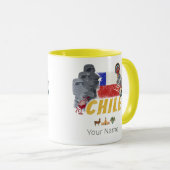 Chili  Paaseilandvlag en Alpaca Mok (Voorkant rechts)